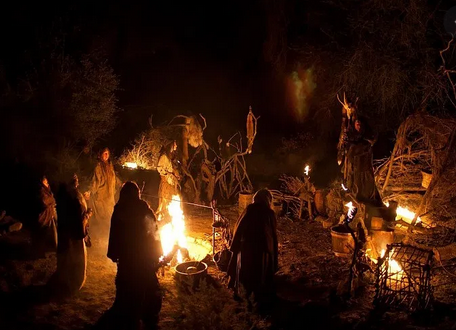 Brujas de Salem en hogera