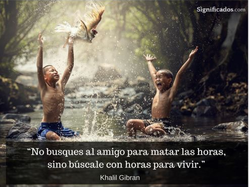 amigos disfrutando