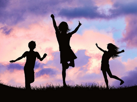niños bailar