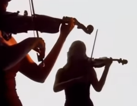 artistas con violin