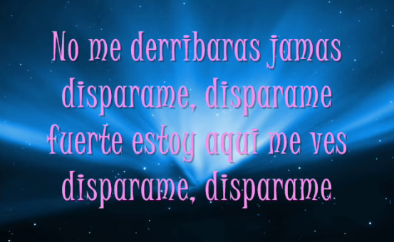 mensaje nunca caer