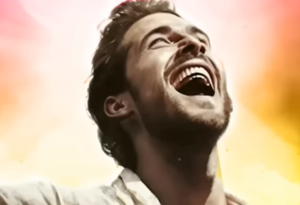 hombre radiante